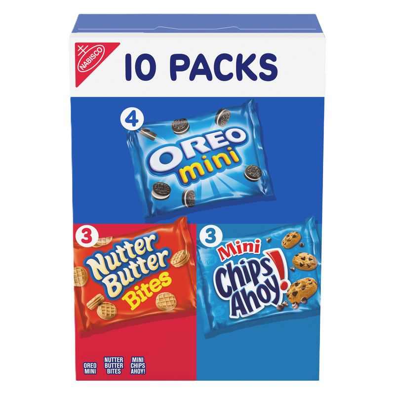 Nabisco Cookie Variety Multipack, 1 oz Bags, 10 ct