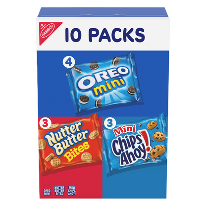 Nabisco Cookie Variety Multipack, 1 oz Bags, 10 ct