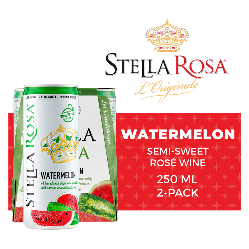 Stella Rosa Watermelon Semi-Sweet Rose Wine 2Pk/250 ml