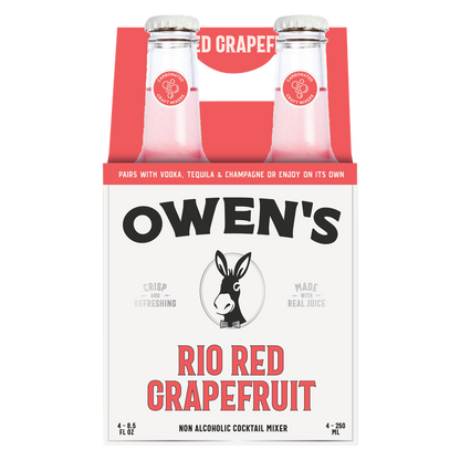 Owen's Rio Red Grapefruit 4pk 250ml Btl - Owen's Craft Mixers – BevMo!