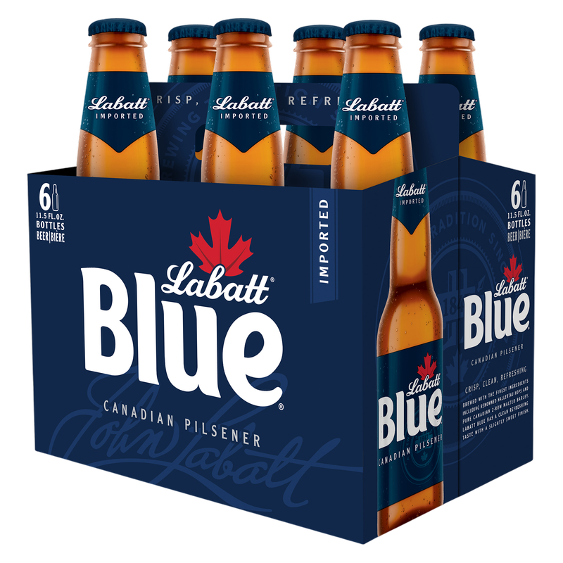 Labatt's Blue 6pk 12oz Btl - Labatt Blue – BevMo!
