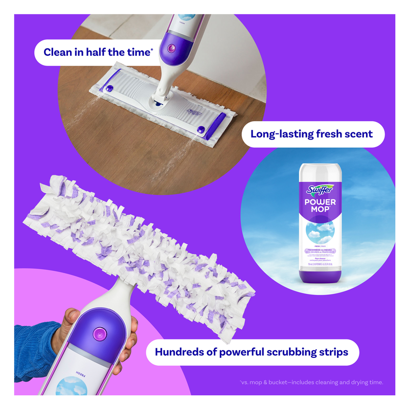 Swiffer PowerMop Multi-Surface Kit in Fresh Scent