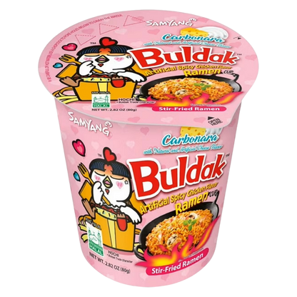 Buldak Spicy Chicken Carbonara Ramen Cup 2.47 OZ