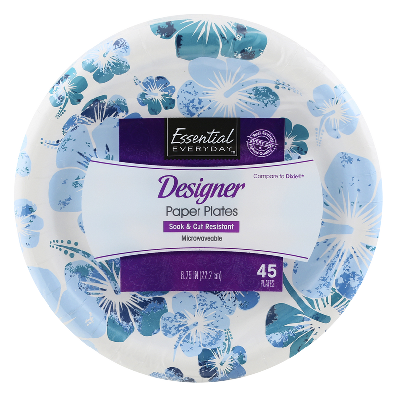 Essential Everyday 8.75 in Paper Plate 45ct