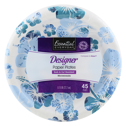 Essential Everyday 8.75 in Paper Plate 45ct