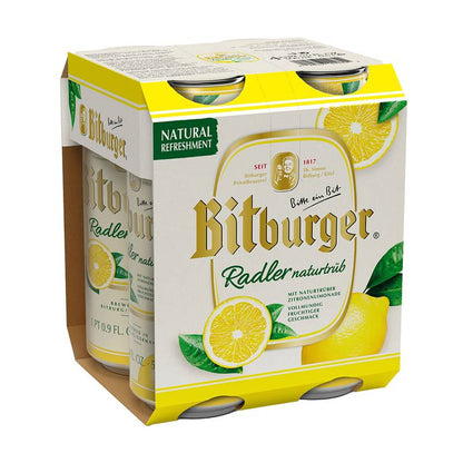 Bitburger Lemon Radler 4pk 16oz Can