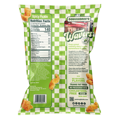 Doughbrik's Original Wavers Spicy Pickle, 4.5oz