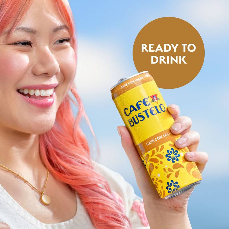 Cafe Bustelo Café con Leche Espresso 11oz Can