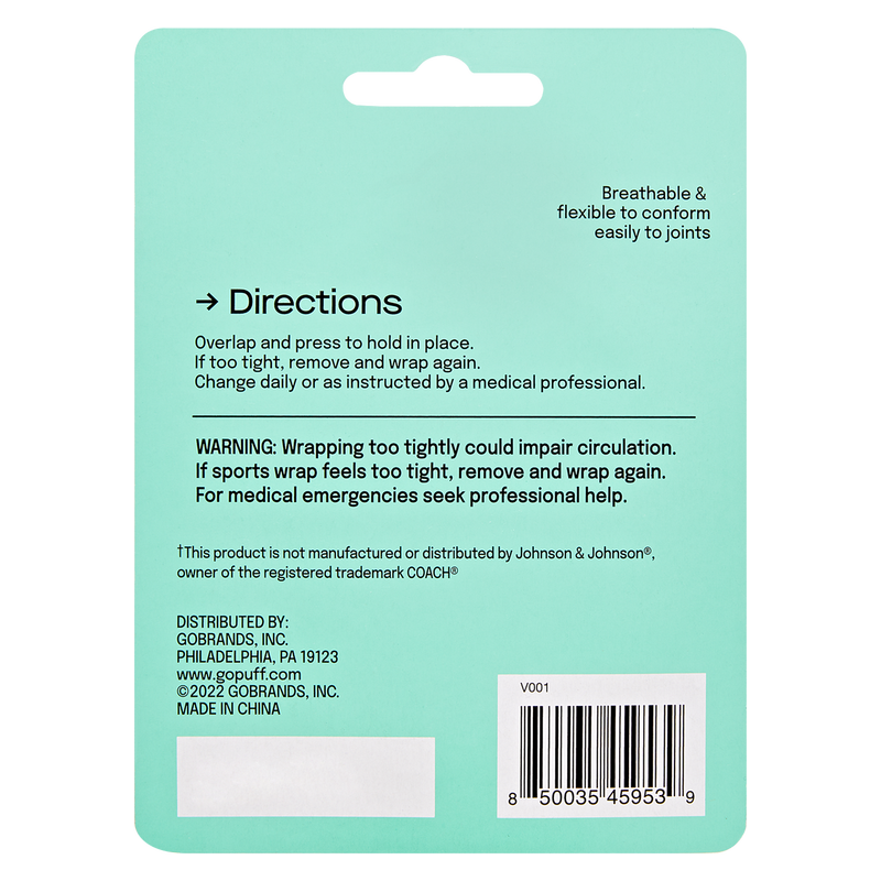 Goodnow Self-Adhering Sports Wrap 2" by 2.2yds