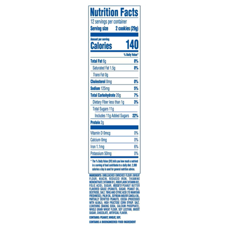 Oreo Reese's Family Size Sandwich Cookies, 12.35oz