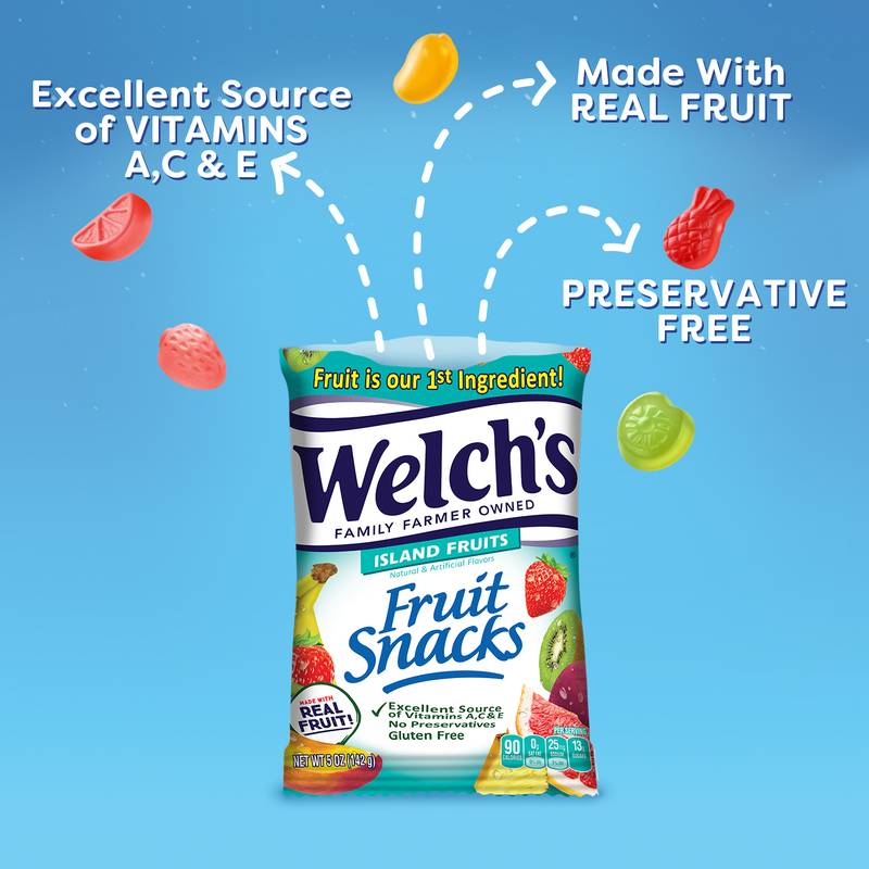Welch's Island Fruits Fruit Snacks, 5oz - Welch's – BevMo!