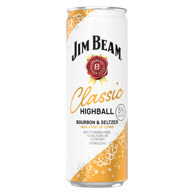 Jim Beam Highball Bourbon and Soda 4pk 12oz Can