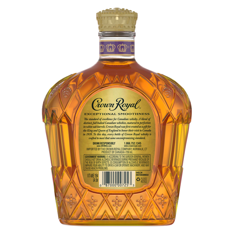 Crown Royal Canadian Whisky 750ml (80 Proof)