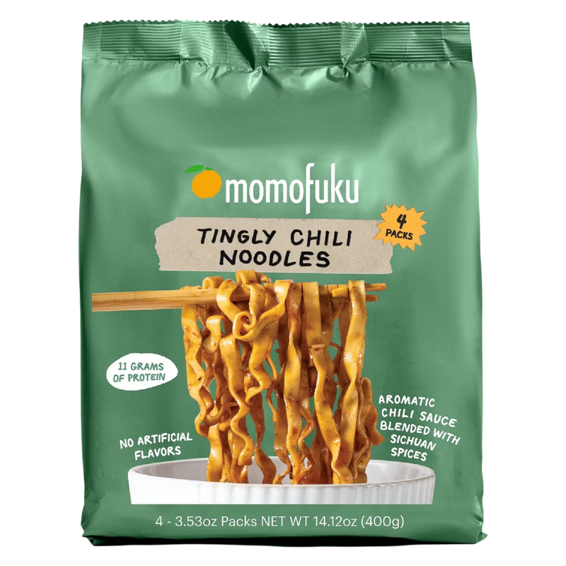 Momofuku Tingly Chili Noodles 4ct