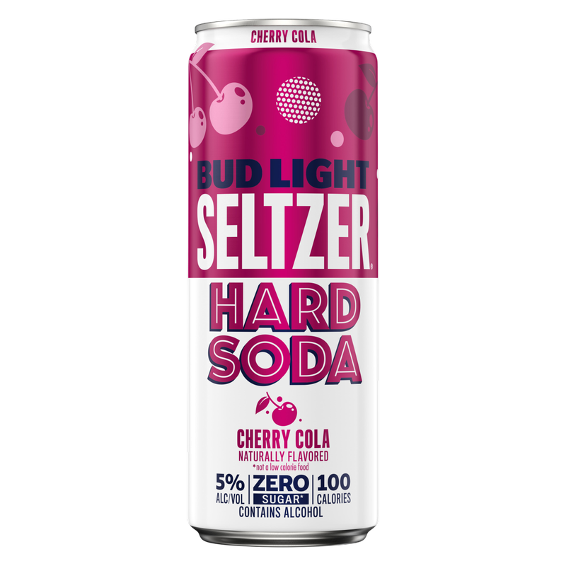 Bud Light Seltzer Hard Soda Cherry Cola Single 12oz Can 5.0% ABV
