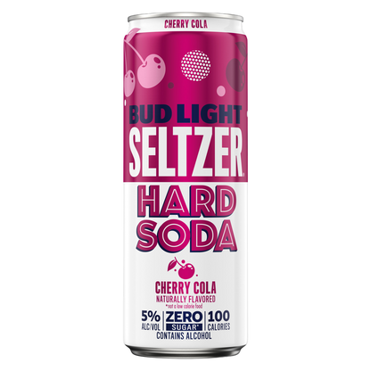 Bud Light Seltzer Hard Soda Cherry Cola Single 12oz Can 5.0% ABV