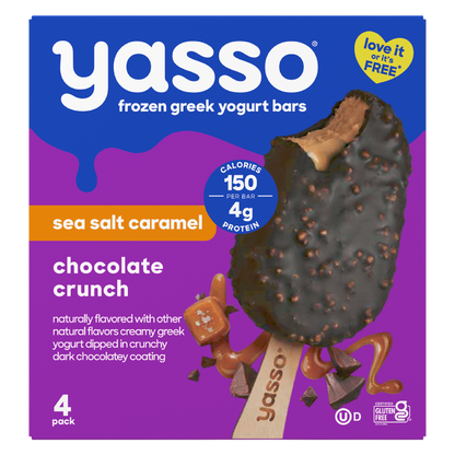 Yasso Caramel Chocolate Crunch Bars 4ct