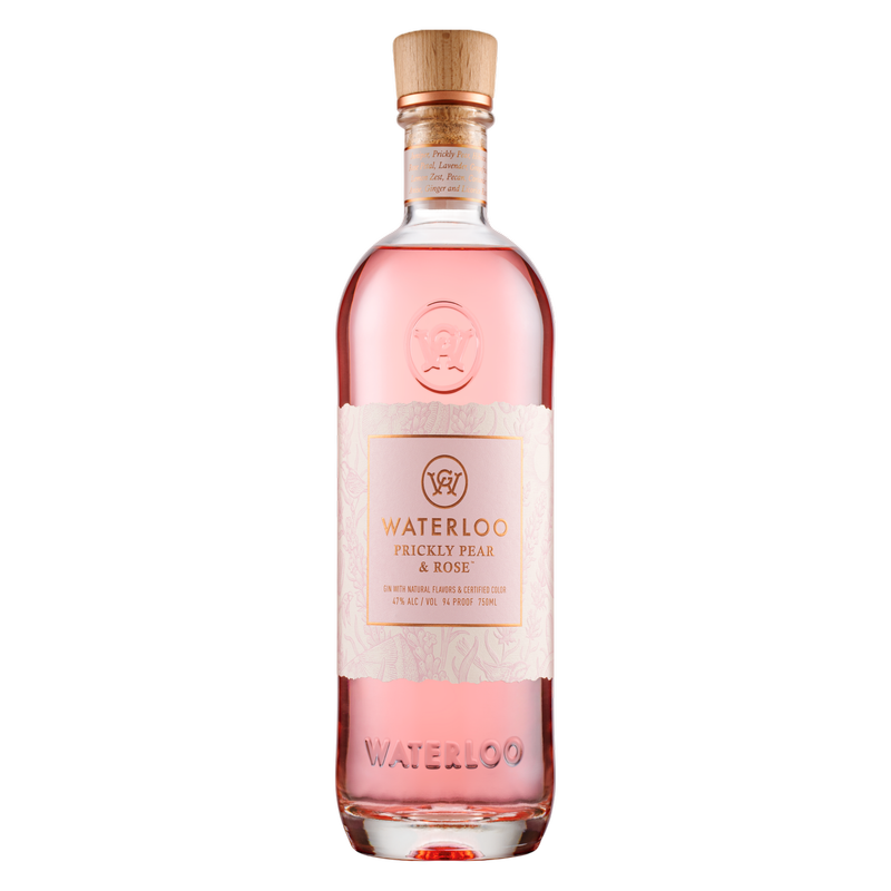 Waterloo Prickly Pear & Rose Gin 750ml