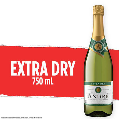 Andre Extra Dry Champagne Sparkling Wine 750ml 10.5% ABV