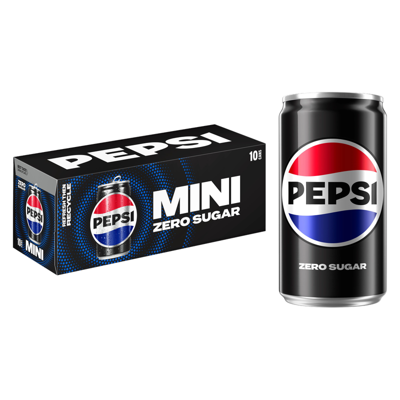 Pepsi Zero Sugar 10pk 7 5oz Mini Can Pepsi BevMo pepsi-zero-sugar-10pk-7-5oz-mini-can-pepsi-bevmo