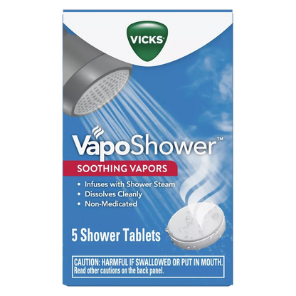Vicks VapoShower, Dissolvable Shower Tablets, 5ct