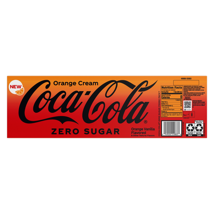 Coca-Cola Orange Cream Zero Sugar 12pk 12oz Can