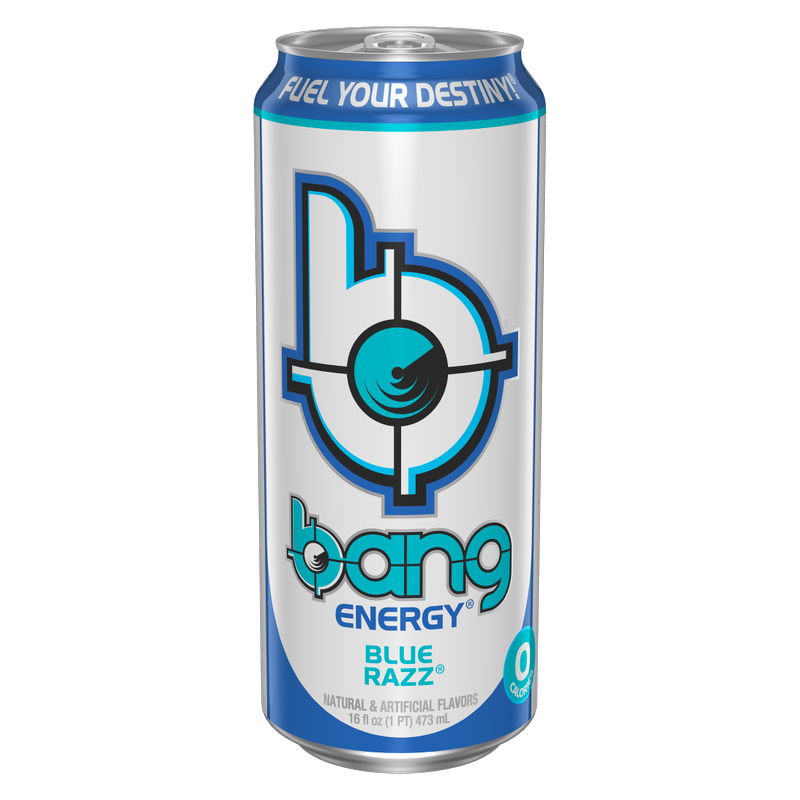 Bang Energy Blue Razz Drink 16oz Can - Bang Energy – BevMo!