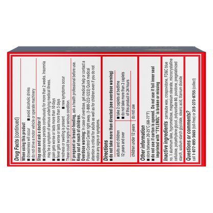 Tylenol PM Extra Strength Caplets, 100 Count