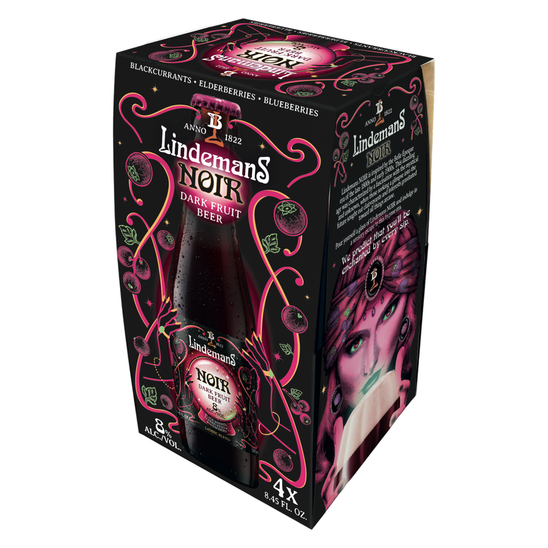 Lindemans Noir Dark Fruit Beer 4pk 8.45oz Bottle