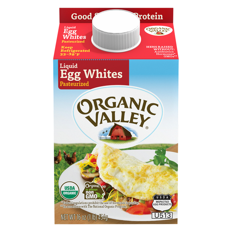 Organic Valley 100% Organic Pasteurized Egg Whites 16oz