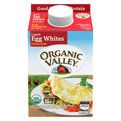 Organic Valley 100% Organic Pasteurized Egg Whites 16oz