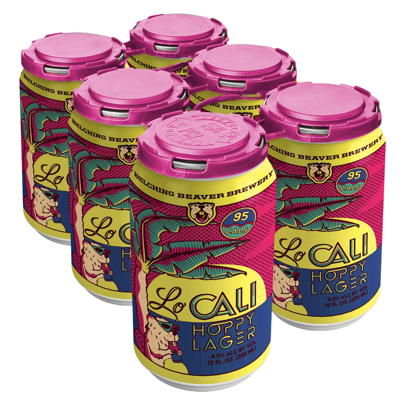 Belching Beaver Lo Cali Hoppy Lager 6pk 12oz