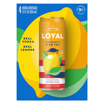 Loyal 9 Lemonade & Iced Tea 4pk 12oz 9% ABV
