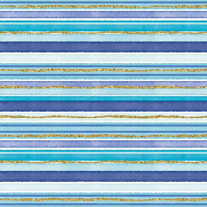 Blue Stripes Gift Wrapping Paper 8ft