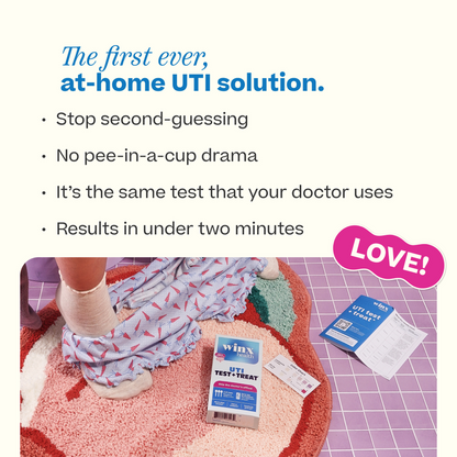 Winx UTI Test + Treat, Instant Results + Rx Access