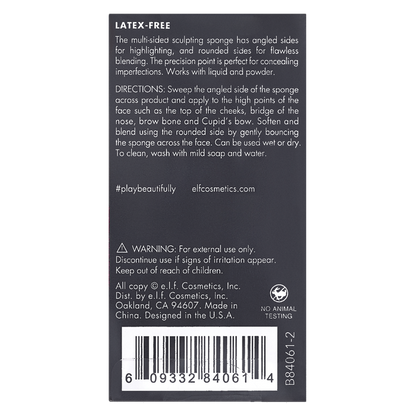 e.l.f. Total Face Sponge 1ct