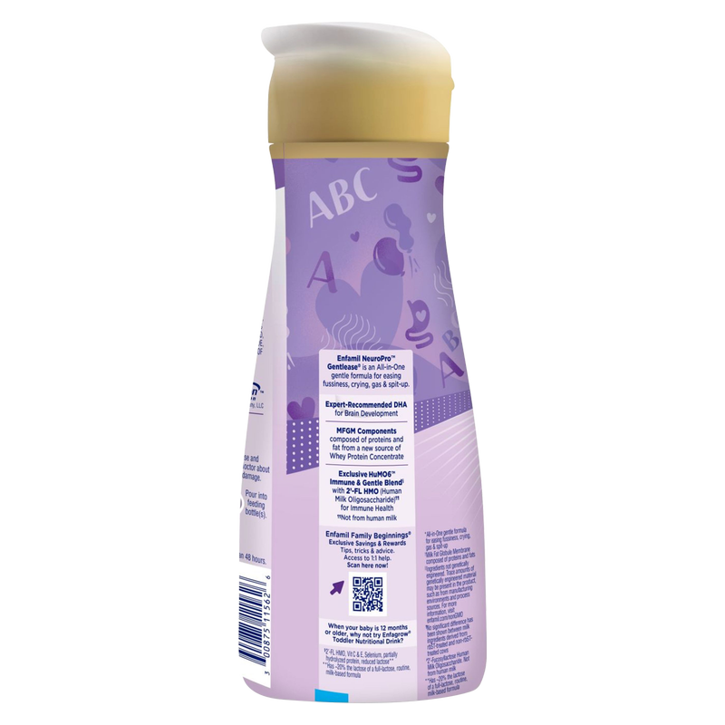 Bottle Enfamil Gentlease Neuropro Baby Formula Enfamil NeuroPro