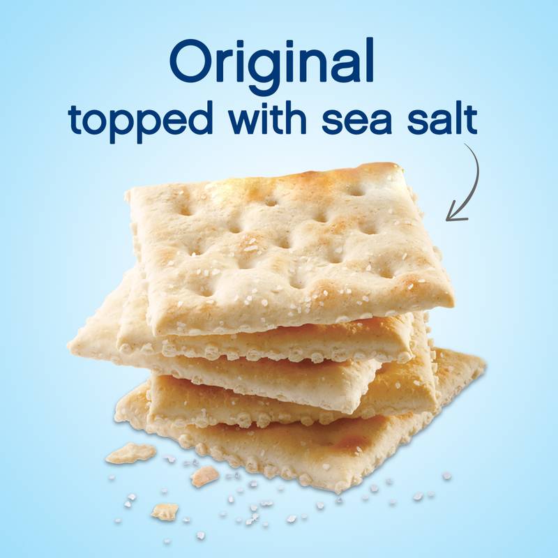 Premium Fresh Stacks Original Saltine Crackers, Travel Snacks, 13.6 oz