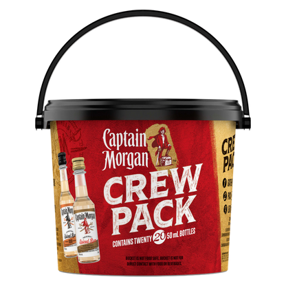 Captain Morgan Party Bucket 20pk 50ml