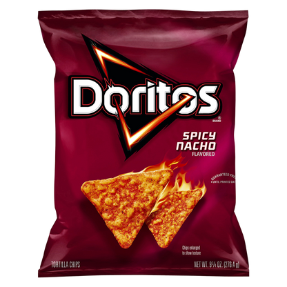 Doritos Spicy Nacho Tortilla Chips 9.25oz