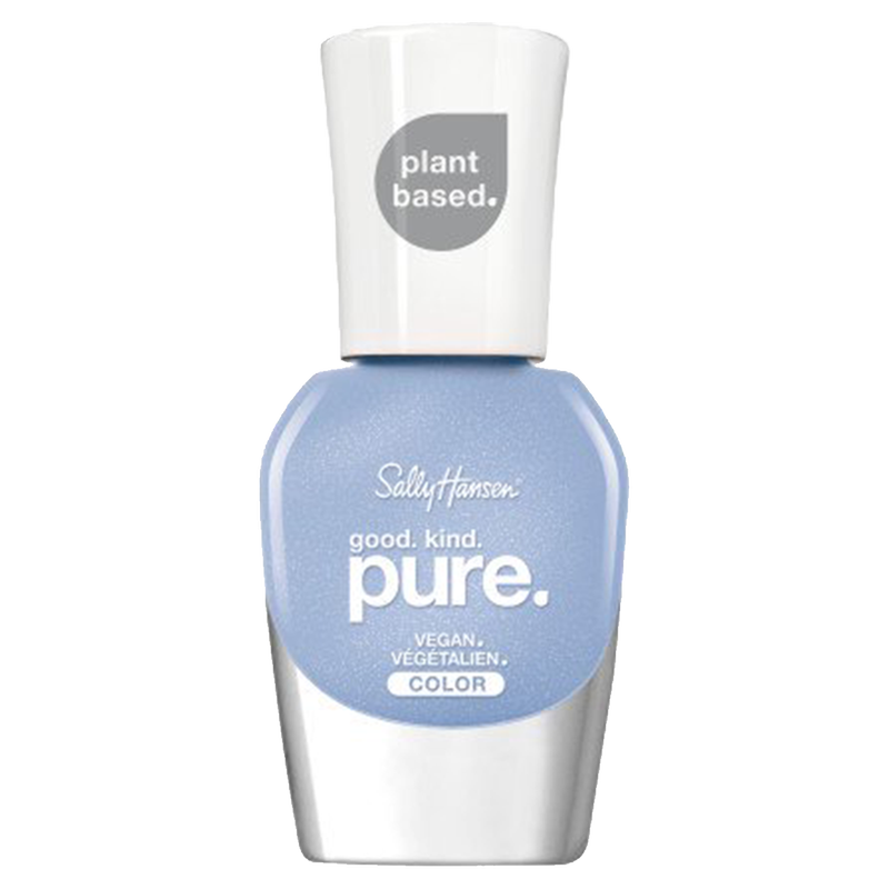 Sally Hansen Good.Kind.Pure. Nail Polish Crystal Blue 0.33oz