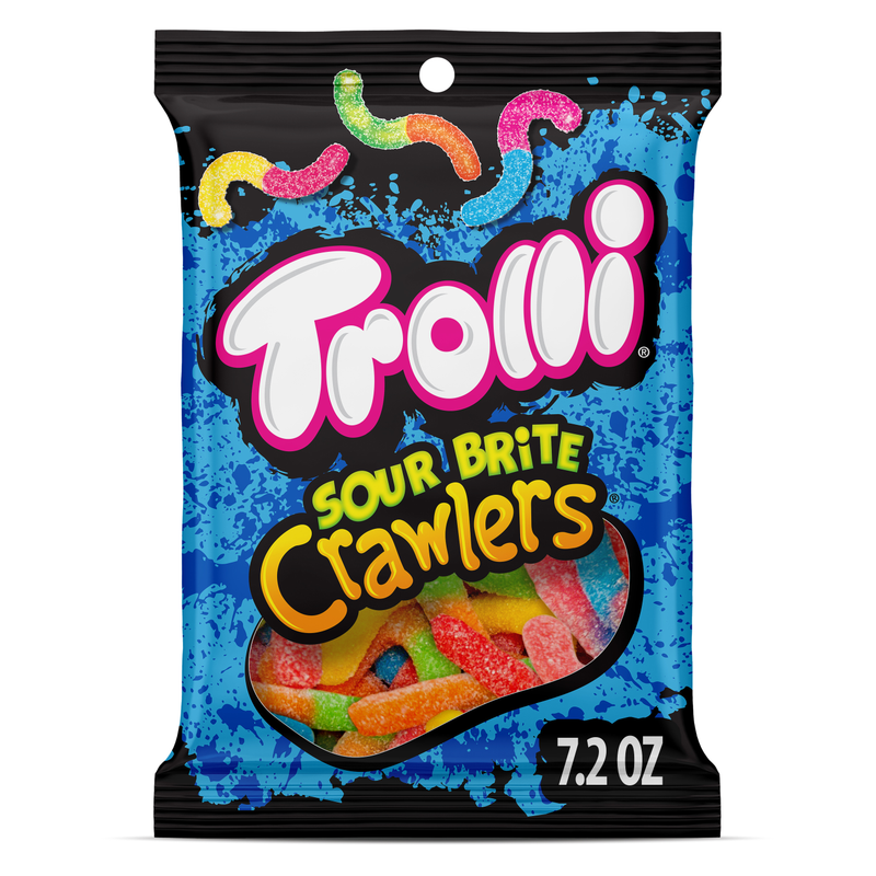 Trolli Sour Brite Crawlers Gummy Candy 7.2oz