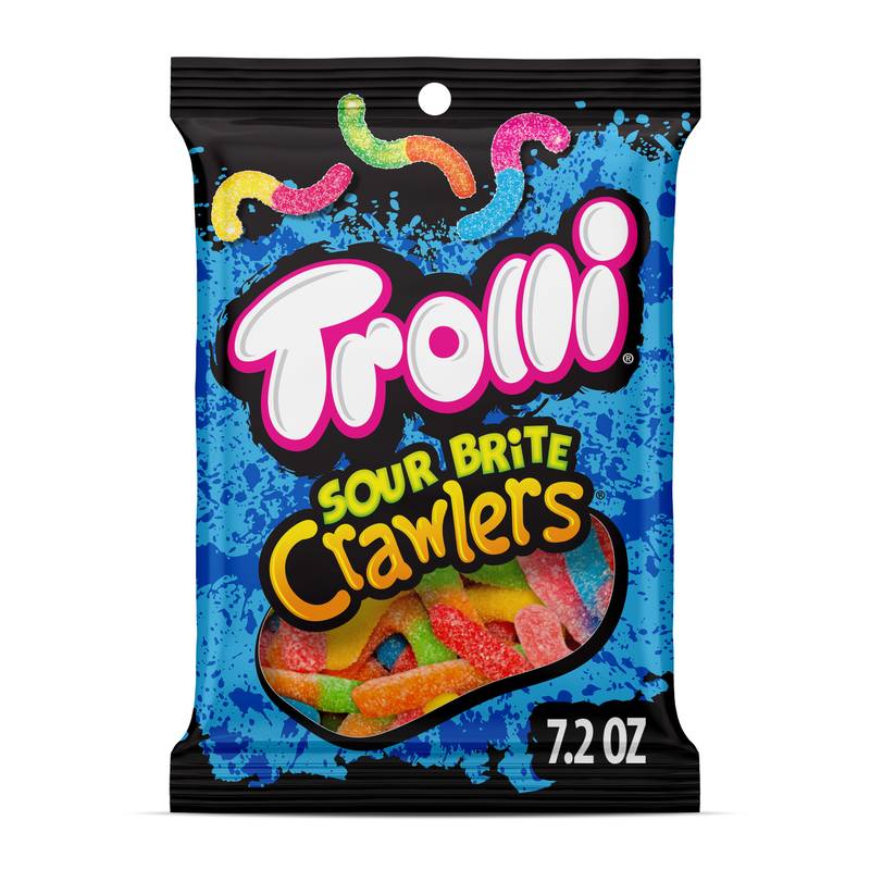 Trolli Sour Brite Crawlers Gummy Candy 7.2oz