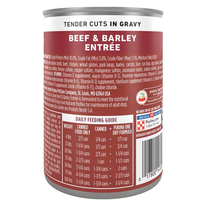 Purina ONE Smart Blend with Real Beef & Barley Wet Dog Food, 13oz.