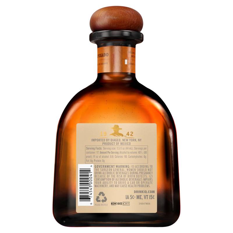 Don Julio Reposado Tequila 750ml (80 Proof)