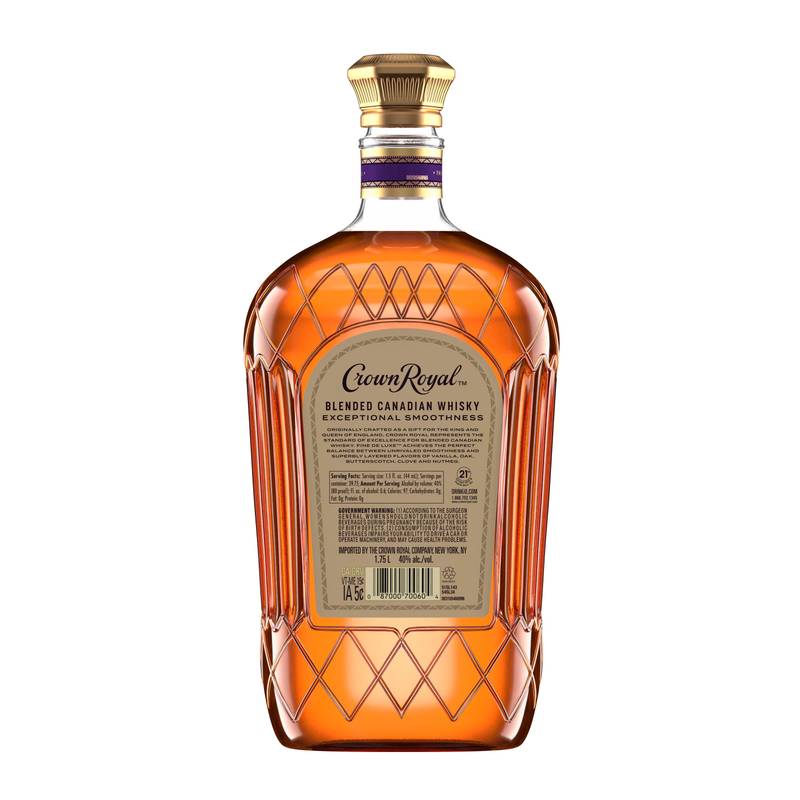 Crown Royal Canadian Whisky 1.75L (80 Proof) - Crown Royal – BevMo!