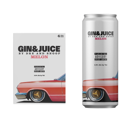 GIN & JUICE Melon 4pk 355ml Can 5.9% ABV - Gin & Juice – BevMo!