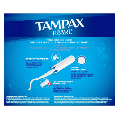 Tampax Pearl Multipack Light/Regular/Super 47ct