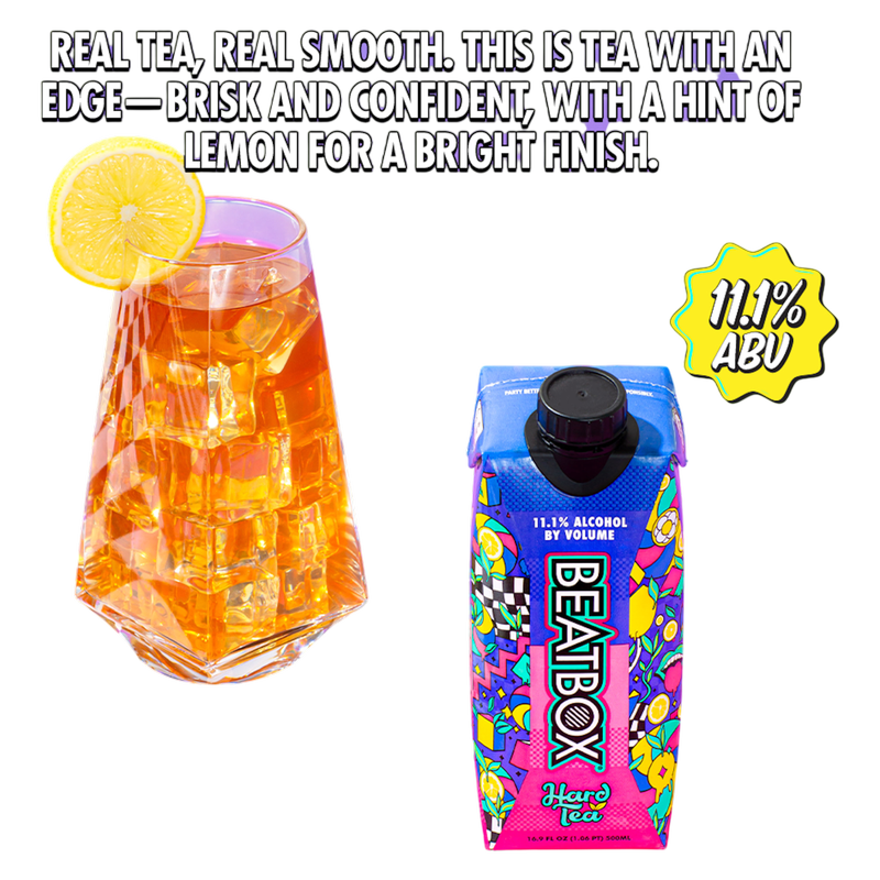 BeatBox Hard Tea 500ml  11.1% ABV Wine-Based