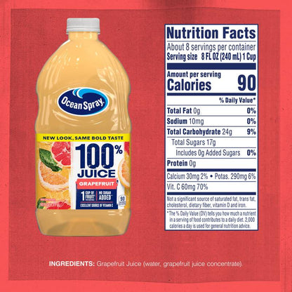 Ocean Spray Grapefruit Juice 60oz